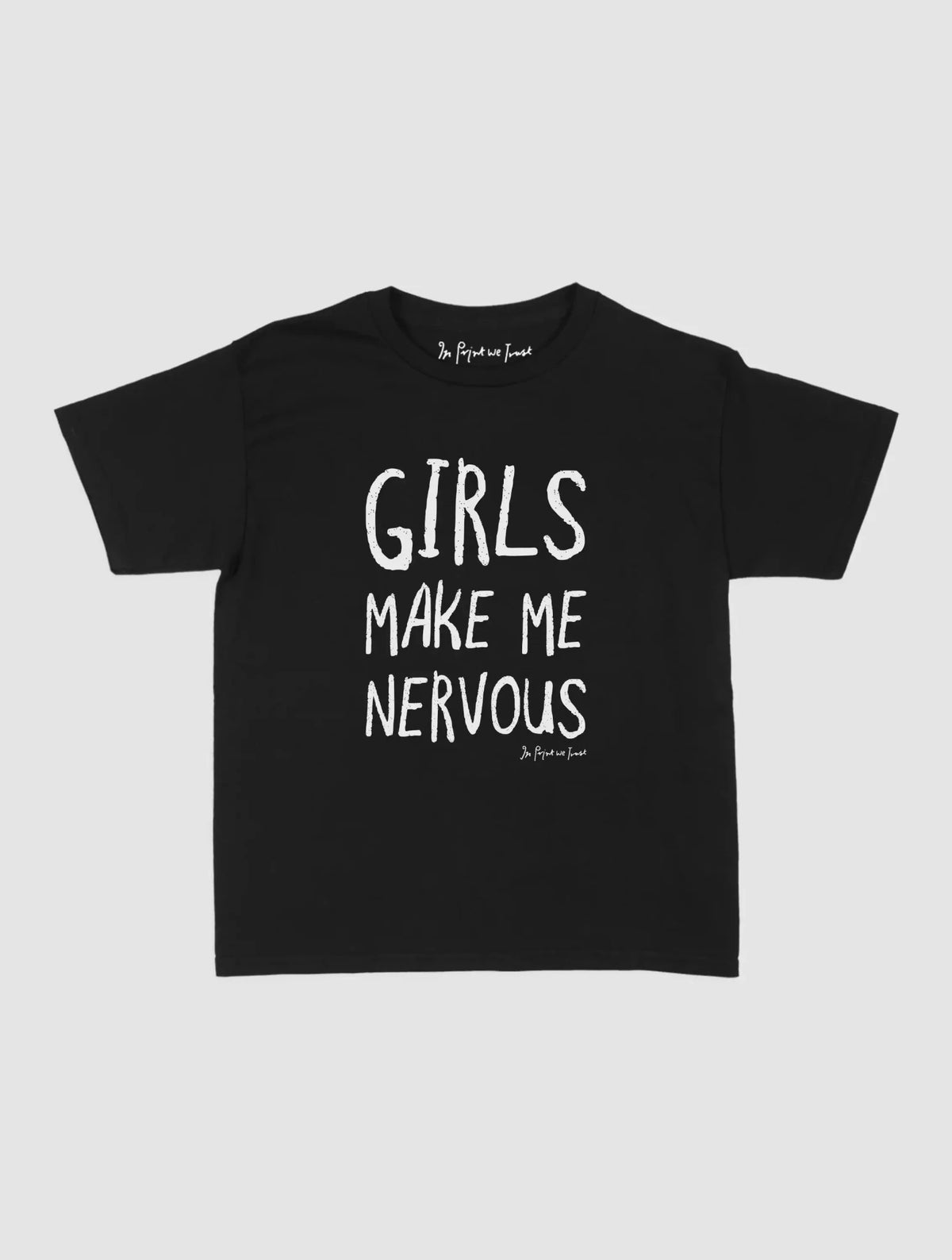 nervous baby tee - In Print We Trust
