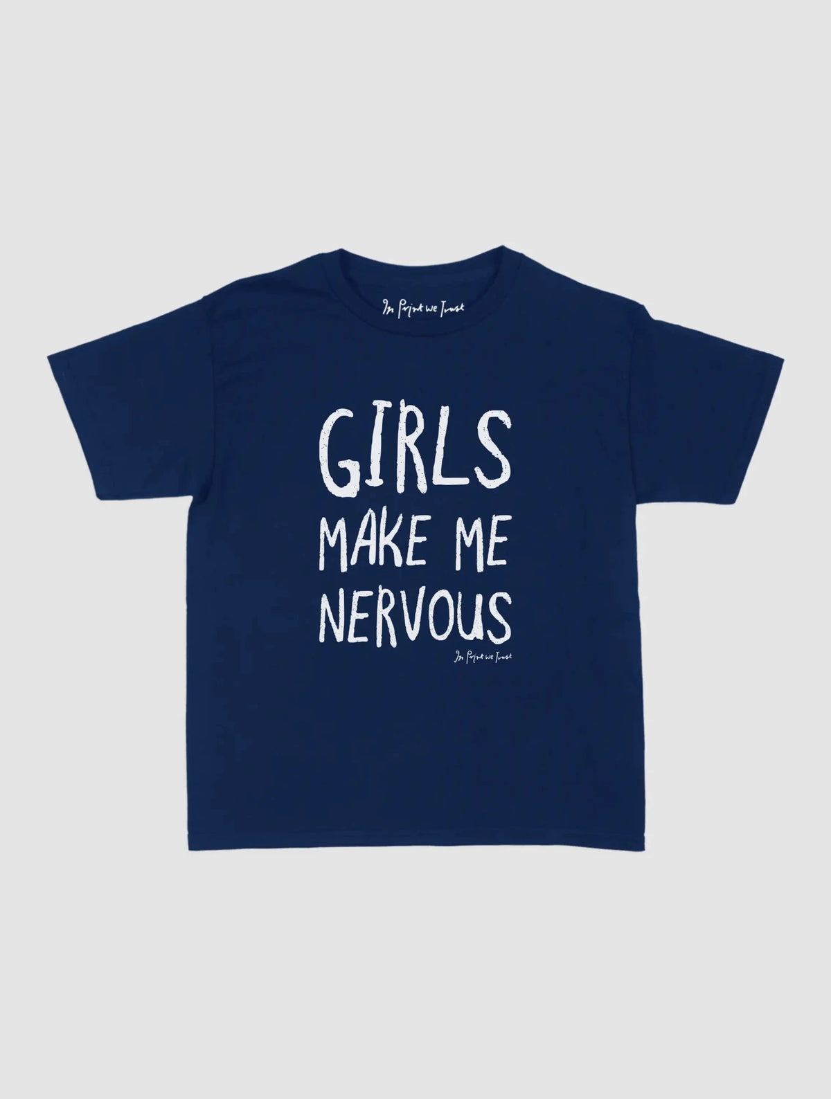 nervous baby tee - In Print We Trust