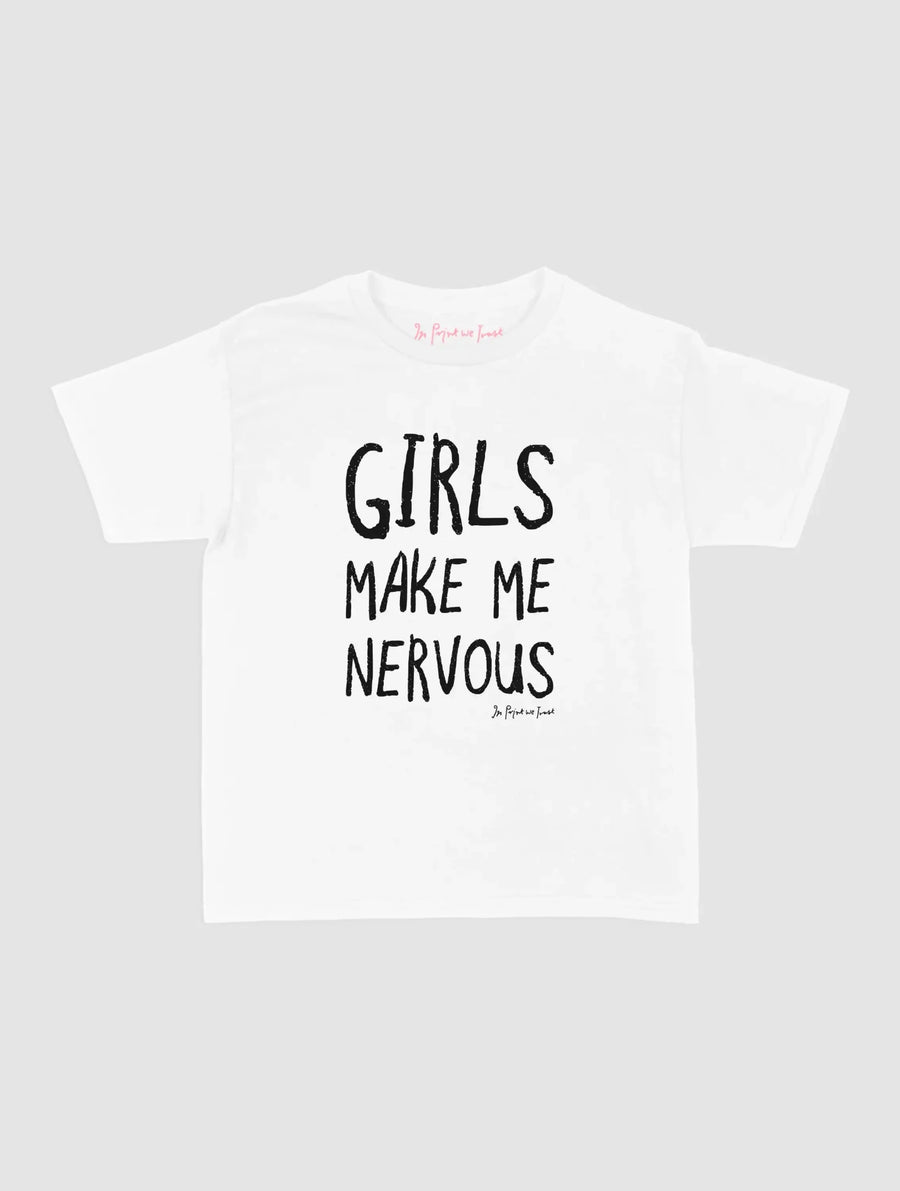 nervous baby tee - In Print We Trust