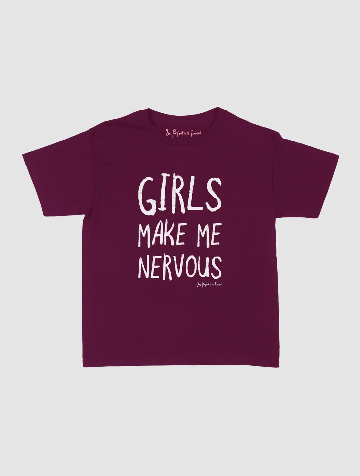nervous baby tee - In Print We Trust