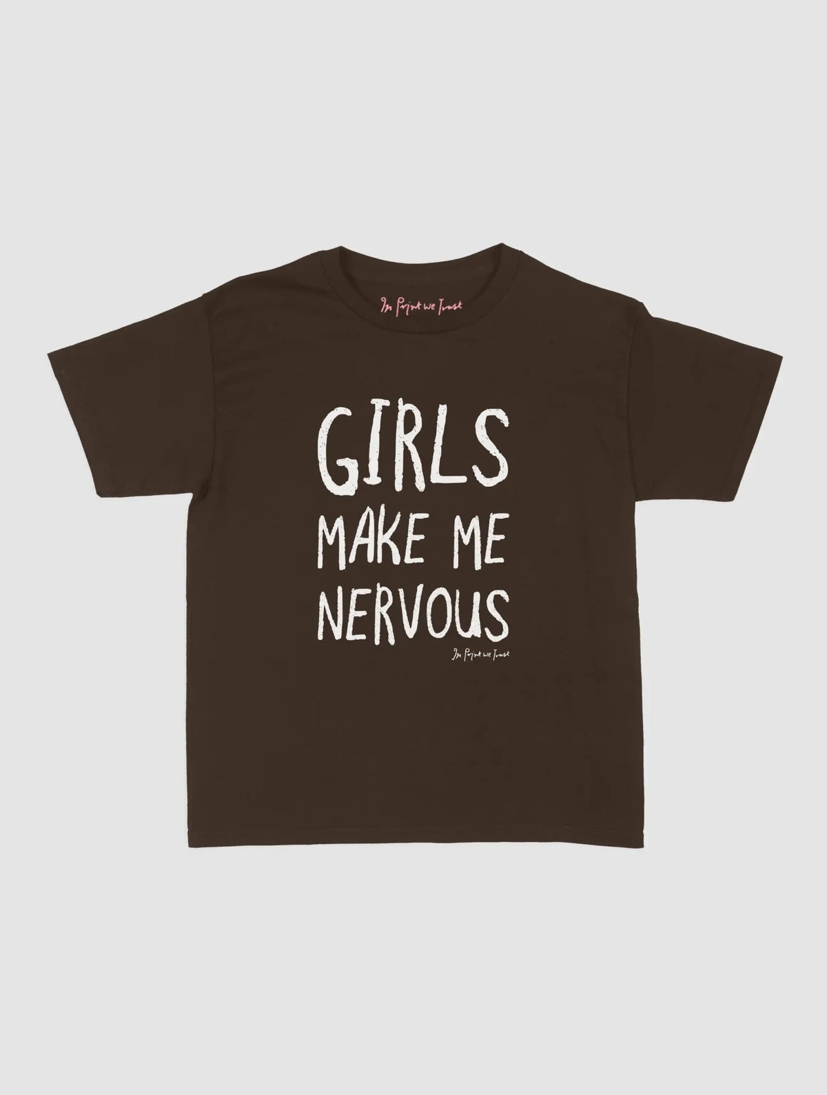 nervous baby tee - In Print We Trust