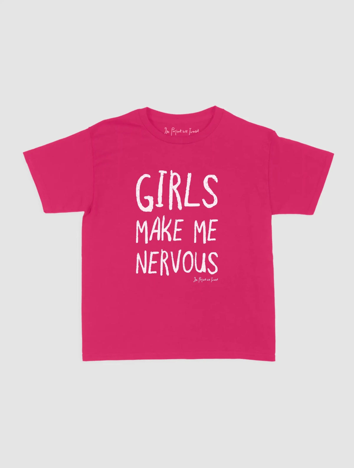 nervous baby tee - In Print We Trust
