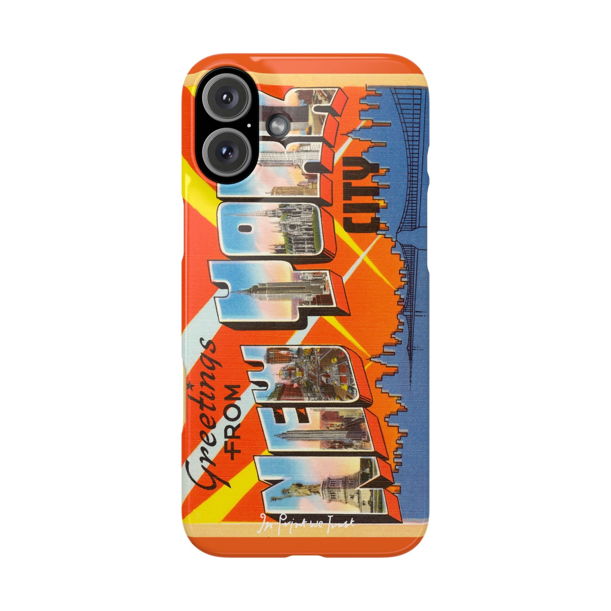 new york city iPhone case - In Print We Trust