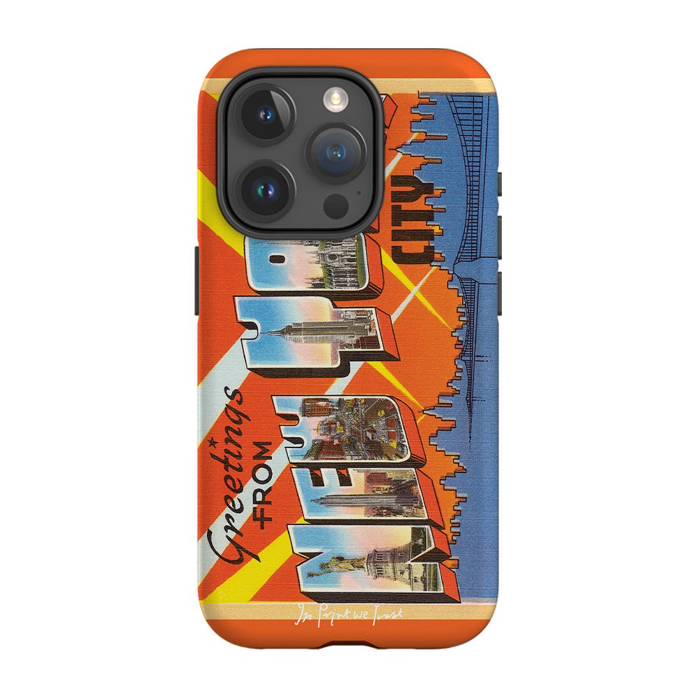 new york city tough iPhone case - In Print We Trust