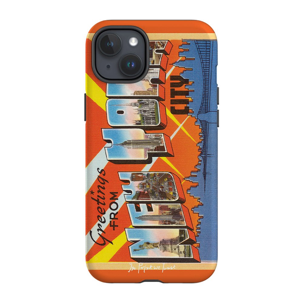 new york city tough iPhone case - In Print We Trust