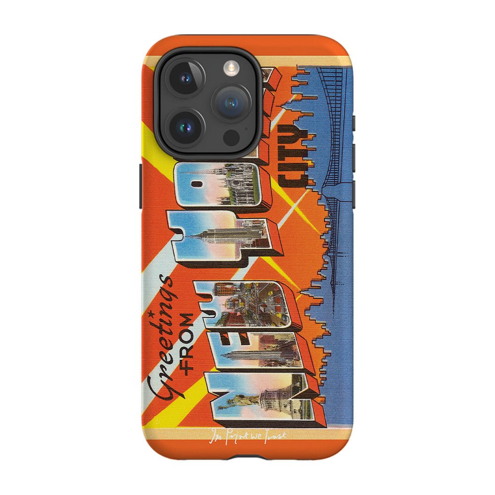 new york city tough iPhone case - In Print We Trust