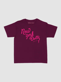 new york dolls baby tee - In Print We Trust