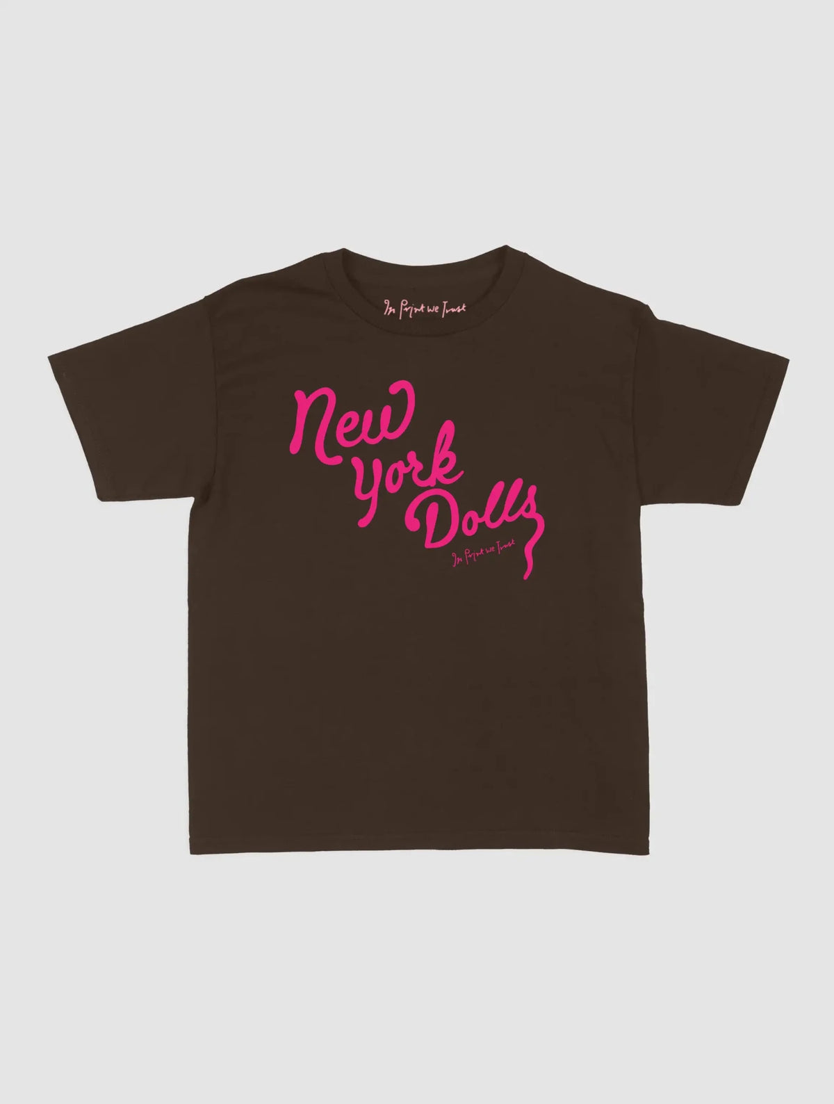 new york dolls baby tee - In Print We Trust