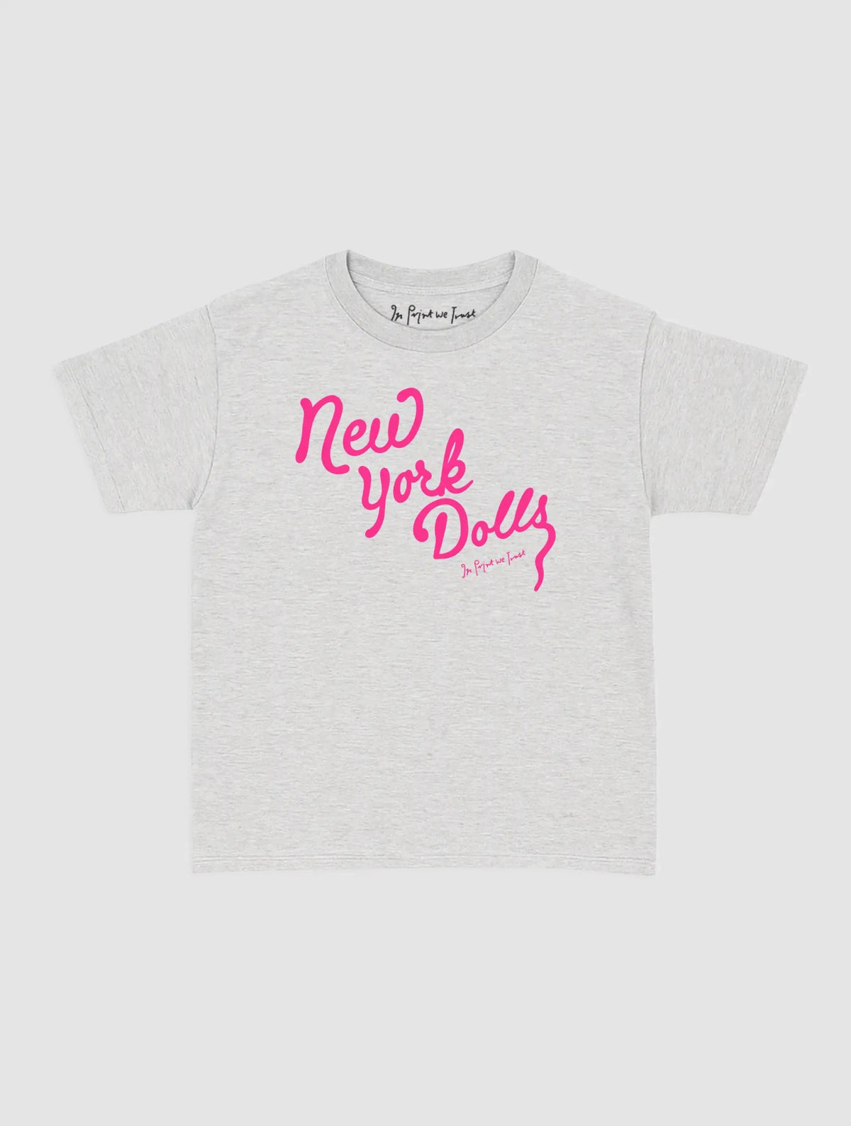 new york dolls baby tee - In Print We Trust
