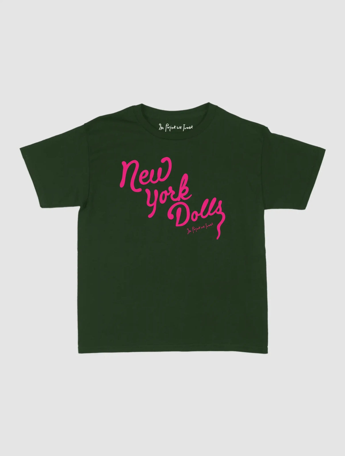 new york dolls baby tee - In Print We Trust