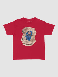 newspaper baby tee - In Print We Trust