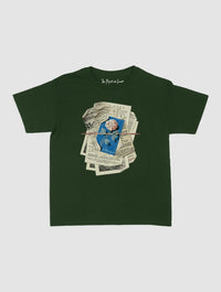 newspaper baby tee - In Print We Trust