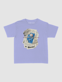 newspaper baby tee - In Print We Trust