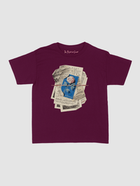 newspaper baby tee - In Print We Trust