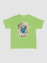 newspaper baby tee - In Print We Trust