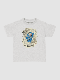 newspaper baby tee - In Print We Trust