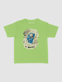newspaper baby tee - In Print We Trust