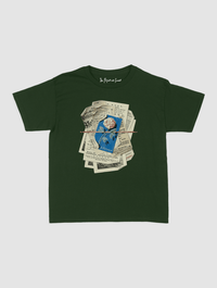 newspaper baby tee - In Print We Trust