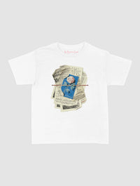 newspaper baby tee - In Print We Trust