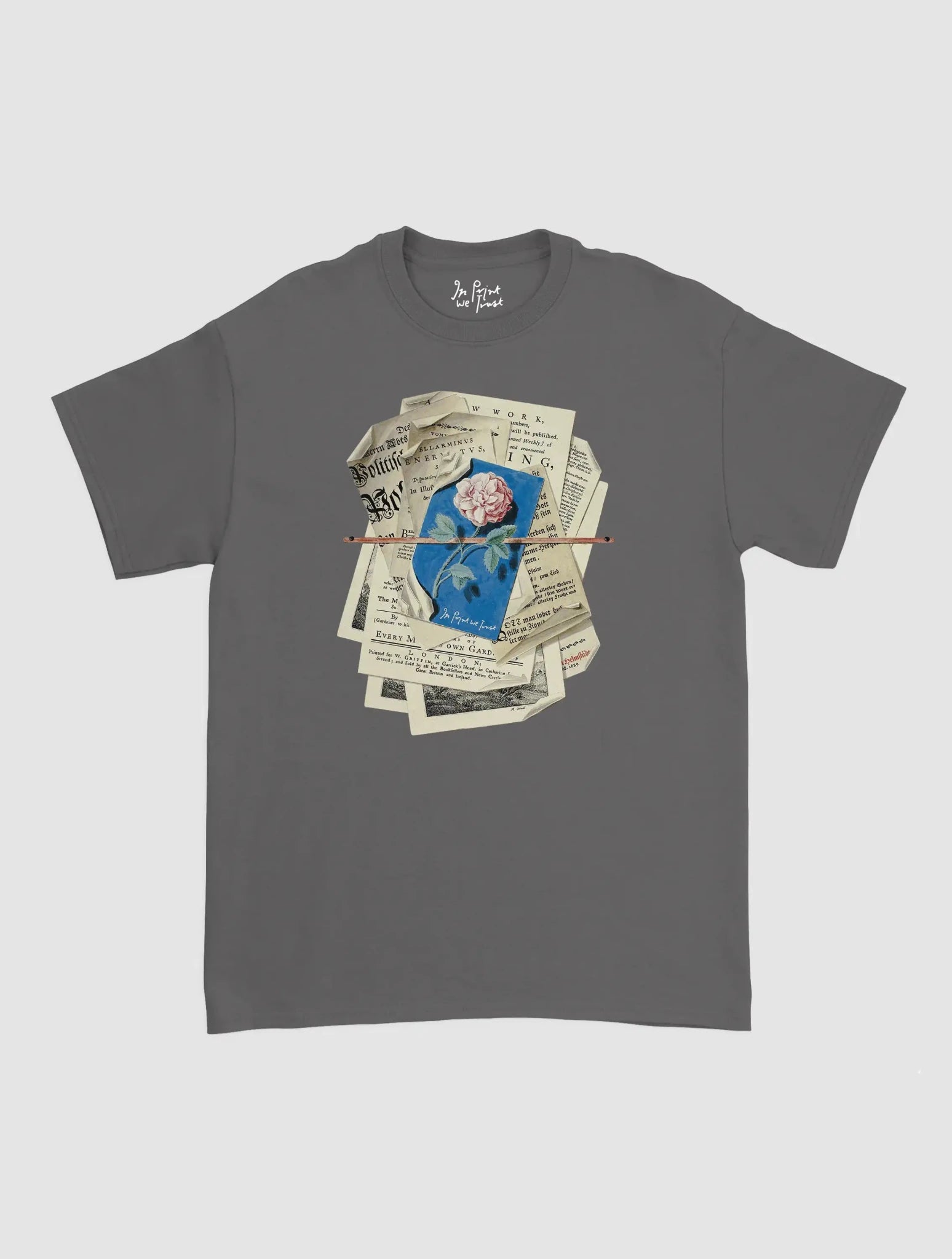 newspaper classic tee - In Print We Trust