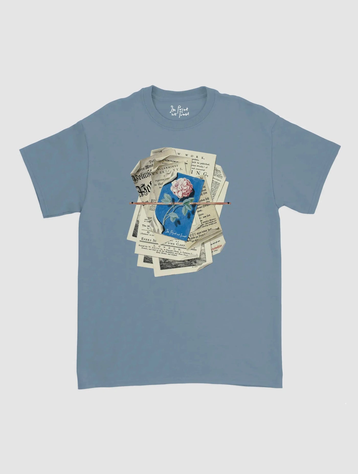 newspaper classic tee - In Print We Trust