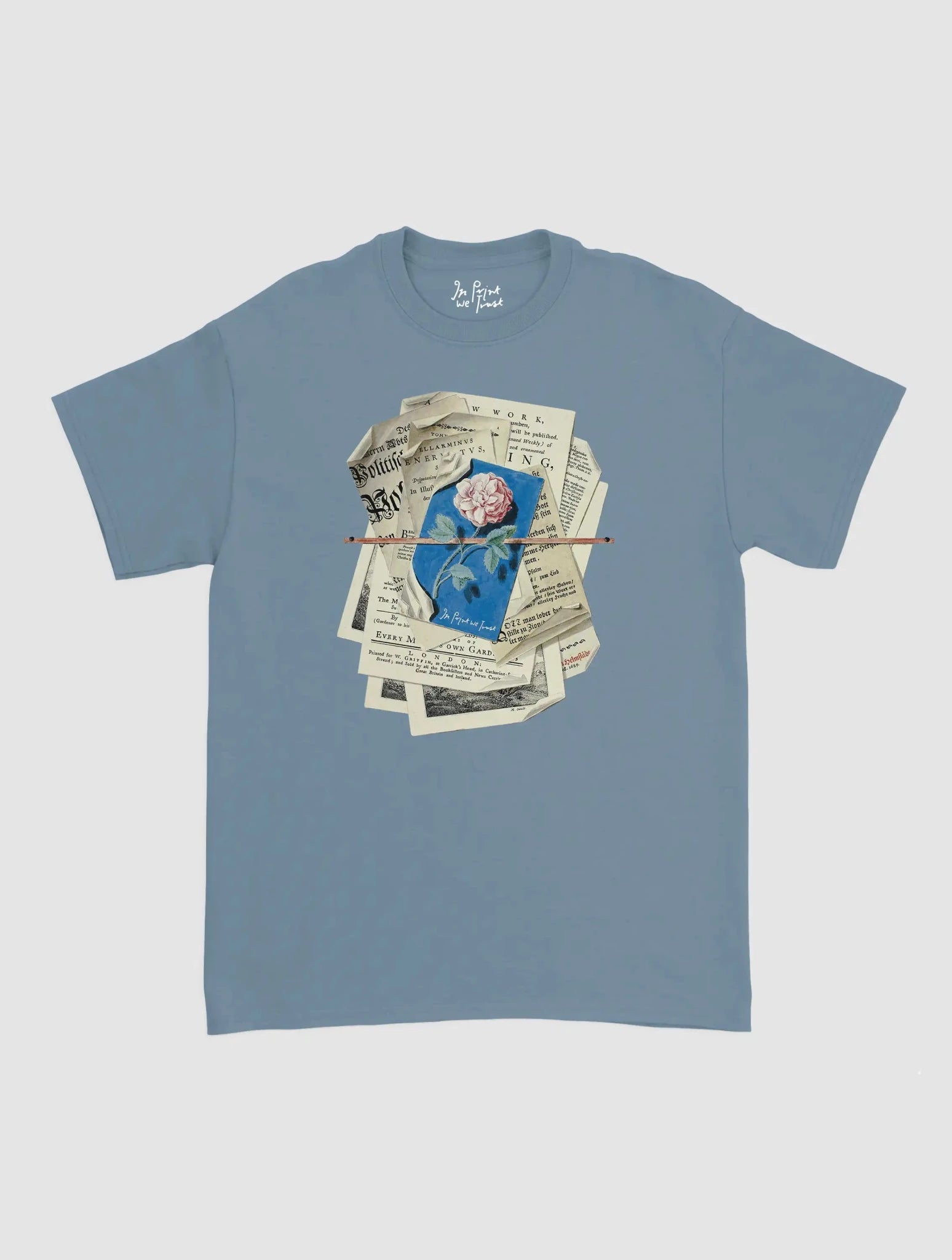 newspaper classic tee - In Print We Trust