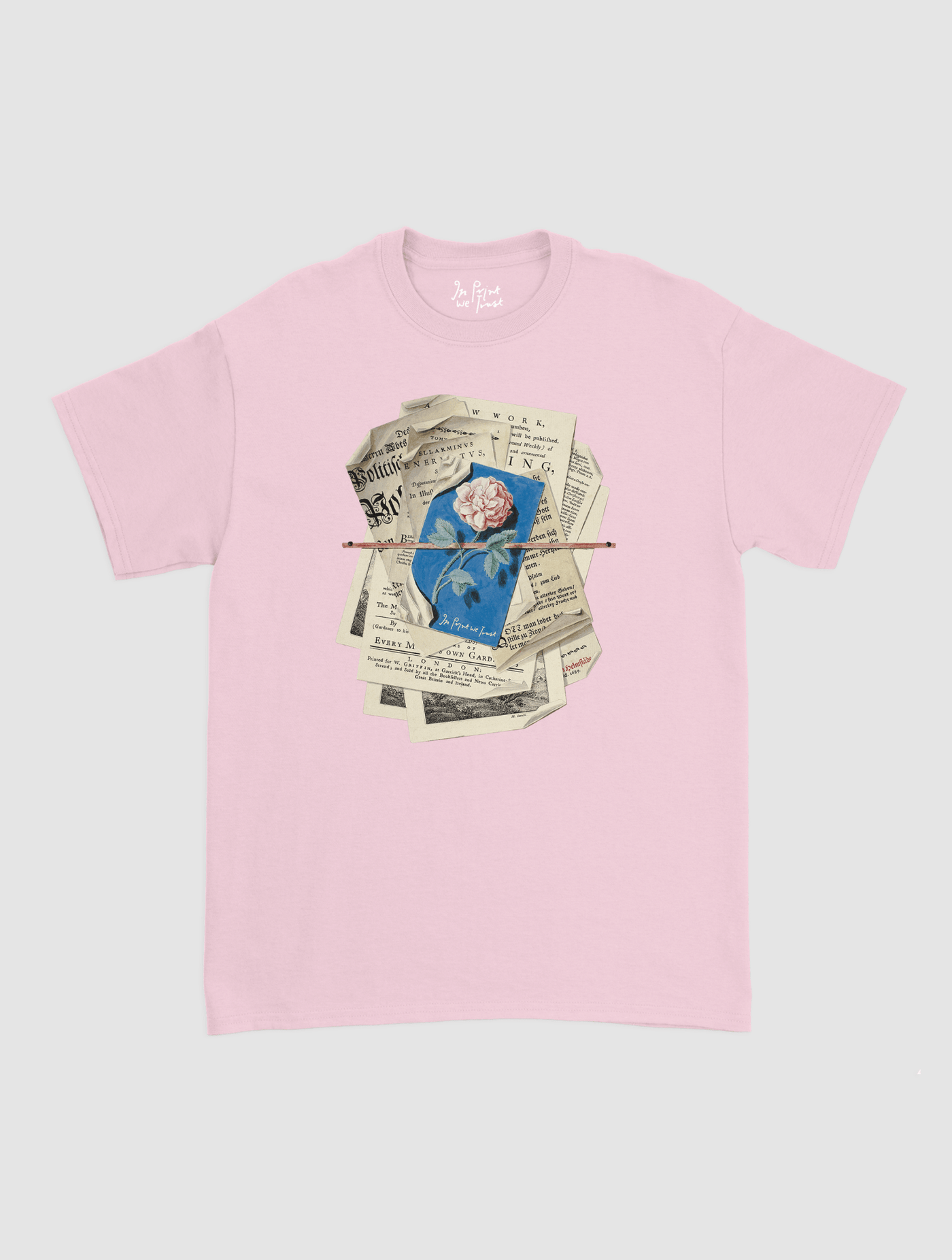 newspaper classic tee - In Print We Trust