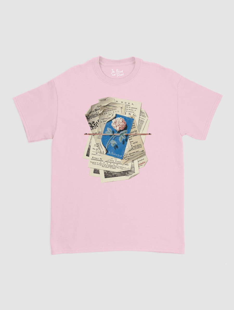 newspaper classic tee - In Print We Trust