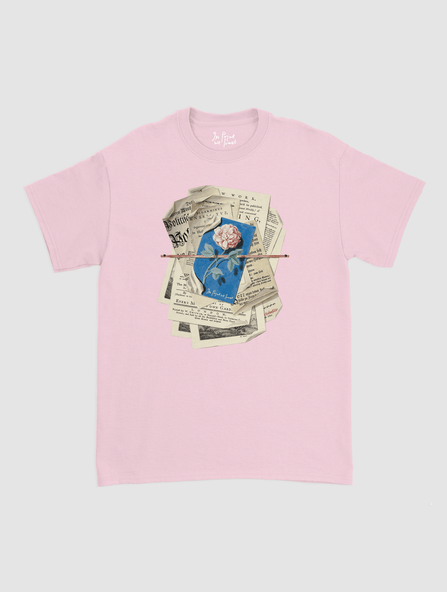 newspaper classic tee - In Print We Trust