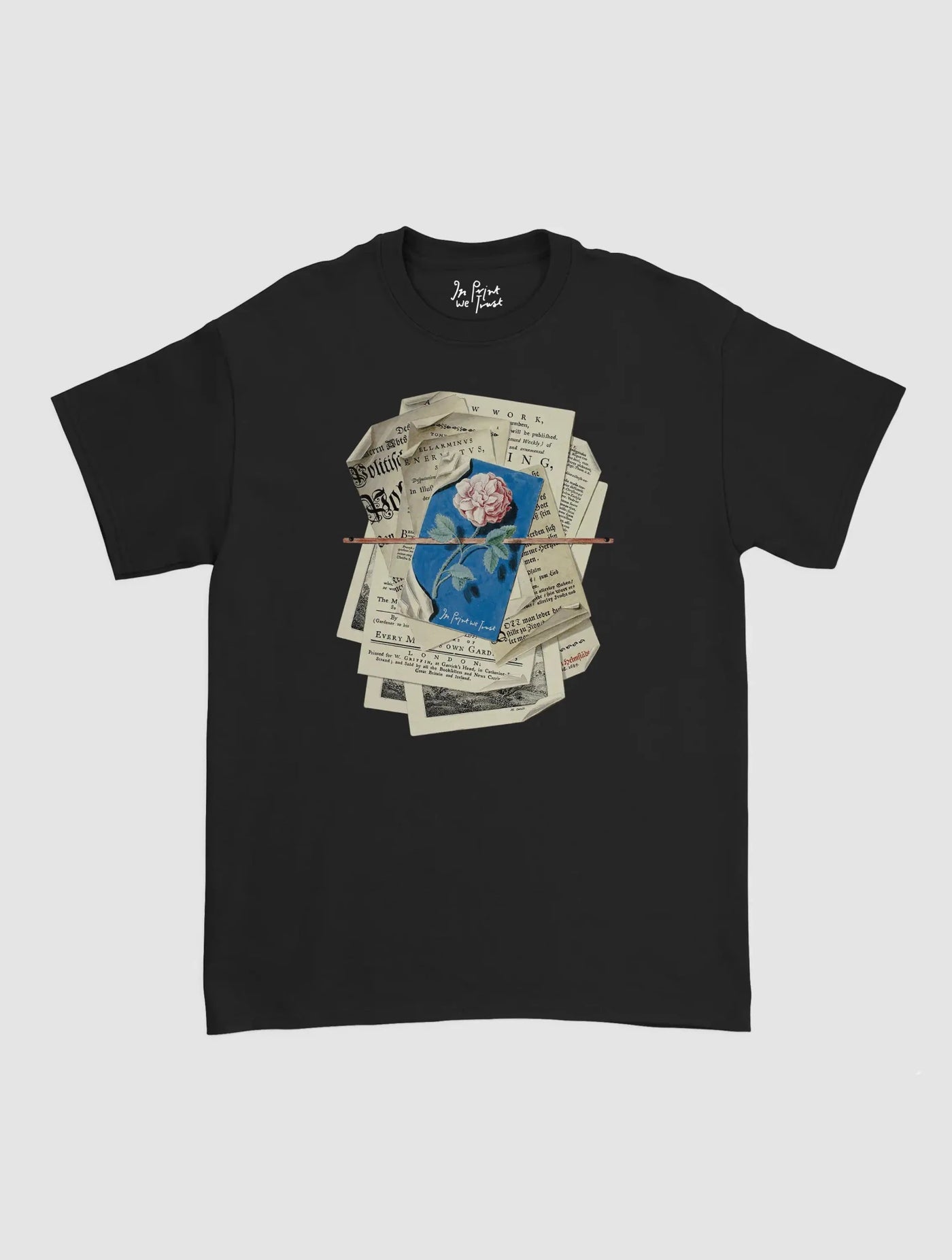 newspaper classic tee - In Print We Trust