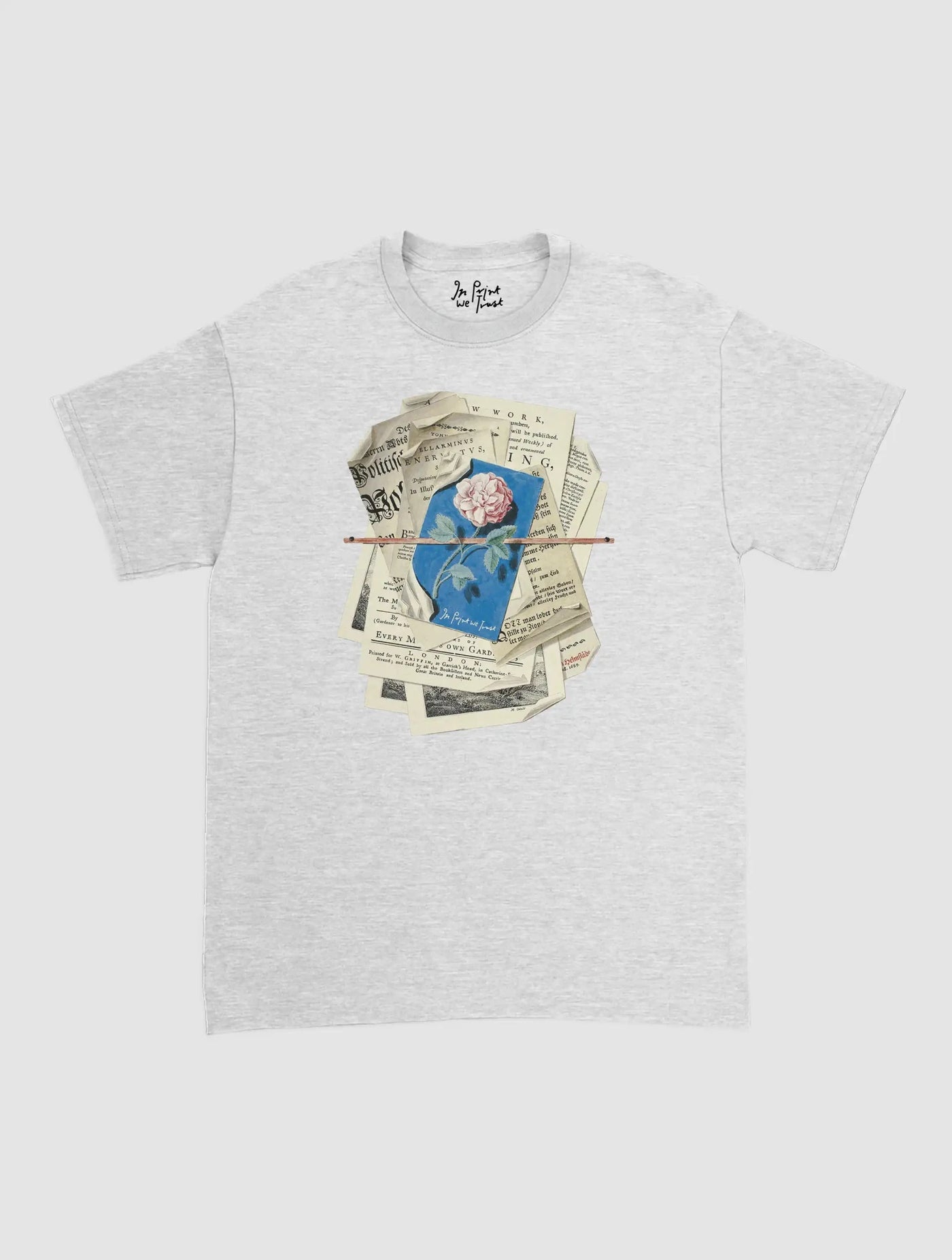 newspaper classic tee - In Print We Trust