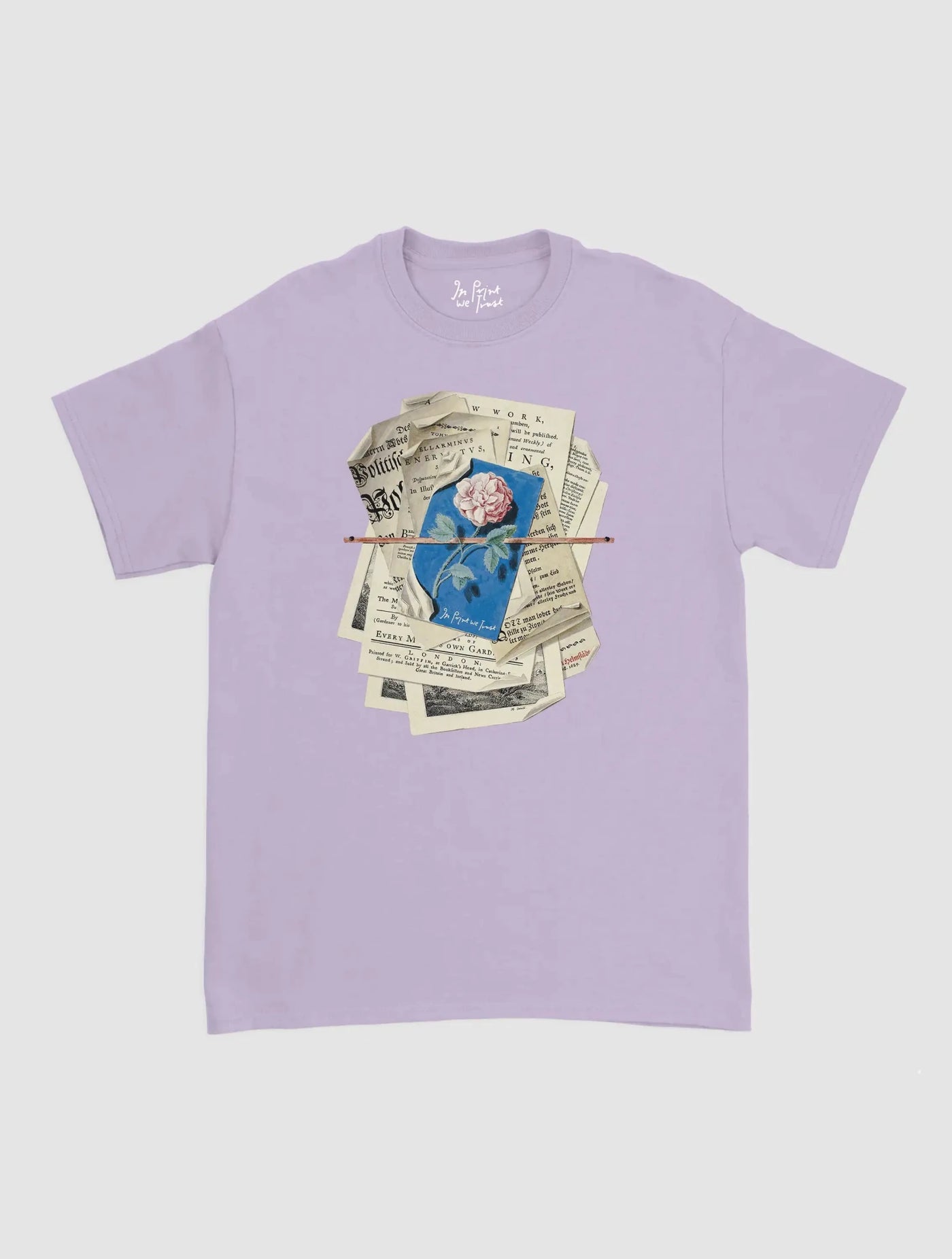 newspaper classic tee - In Print We Trust