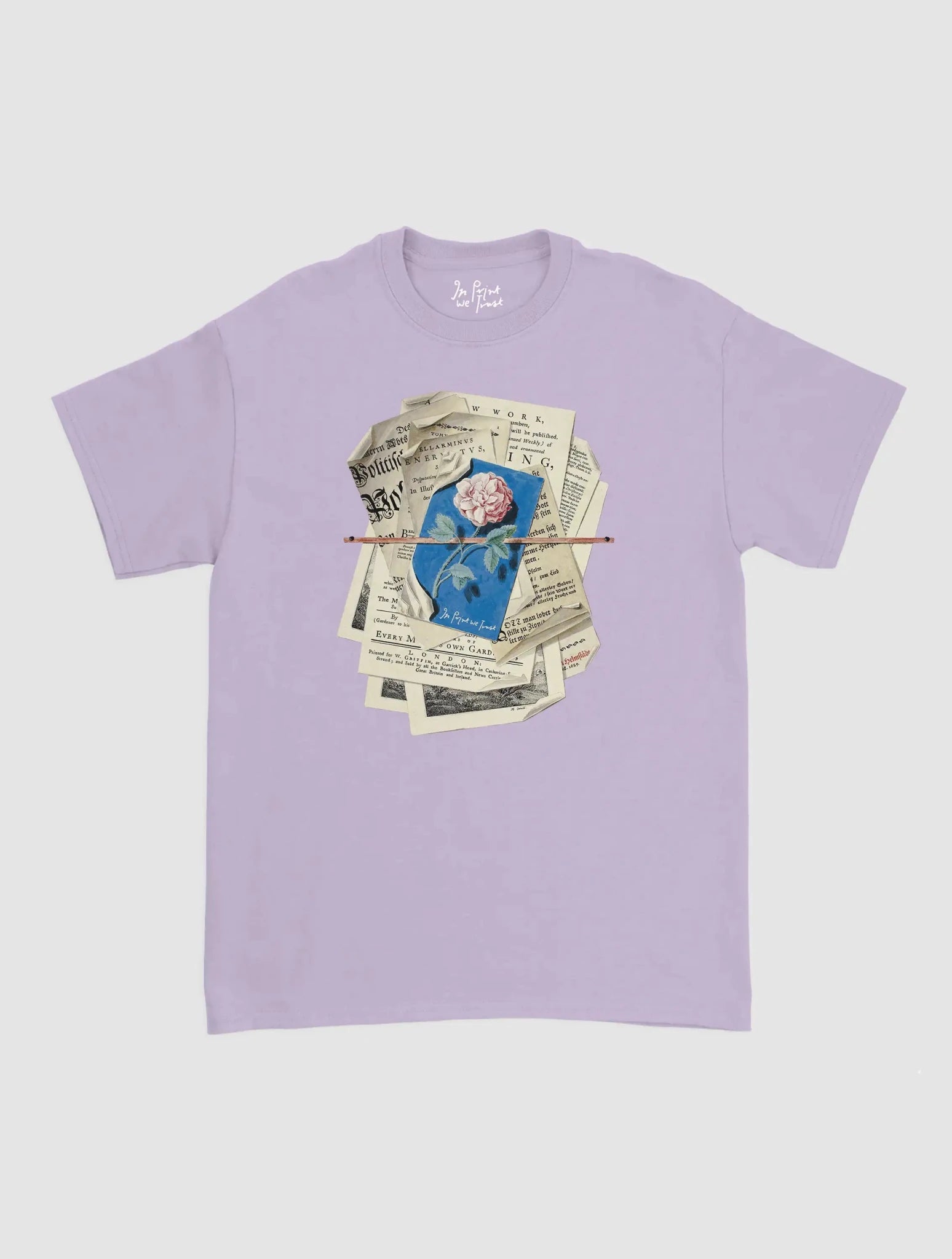 newspaper classic tee - In Print We Trust