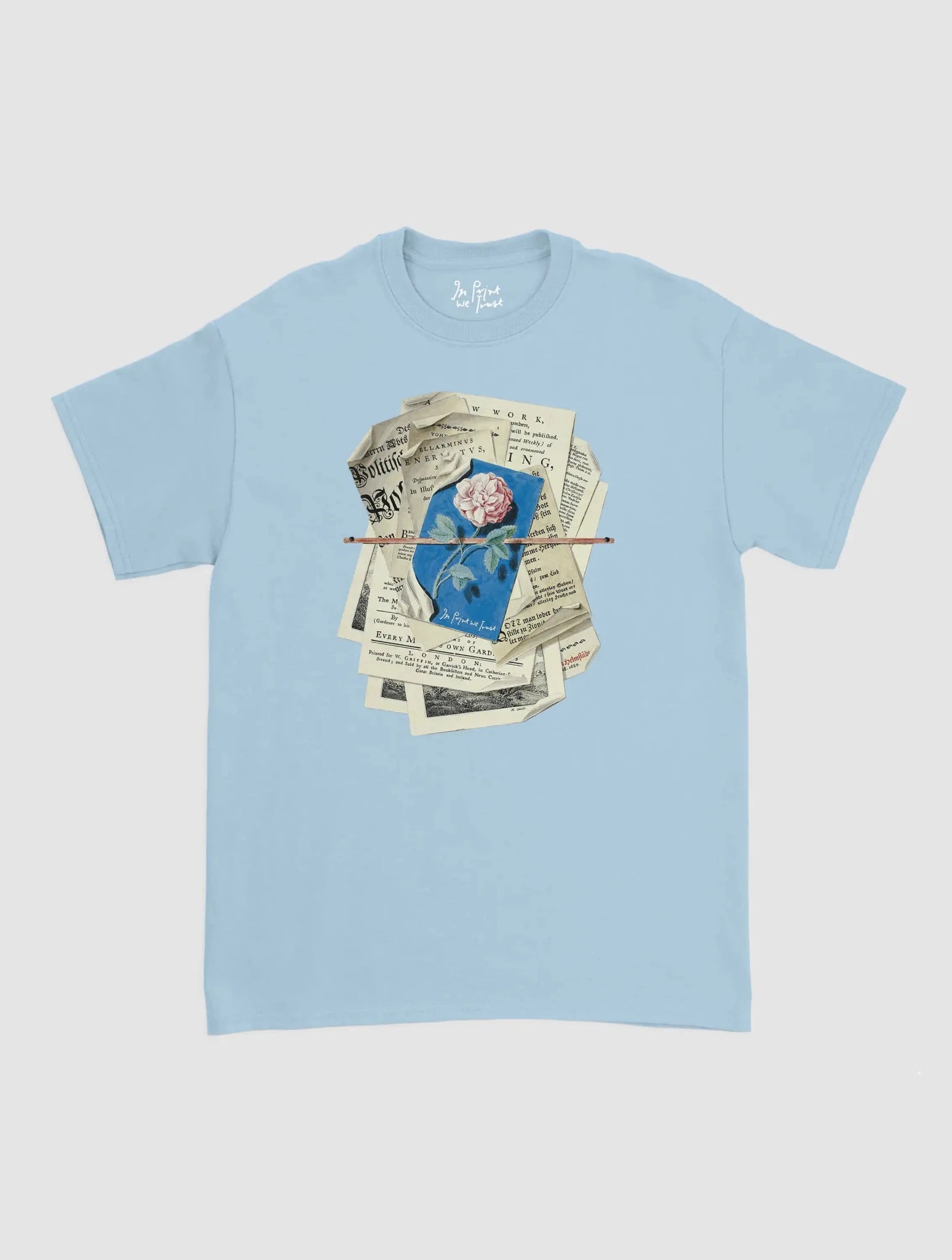 newspaper classic tee - In Print We Trust