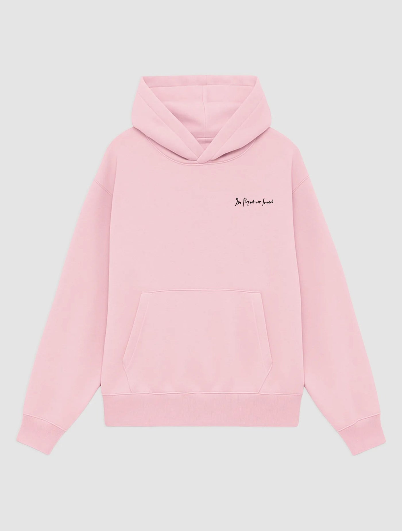 newspaper pink hoodie - In Print We Trust