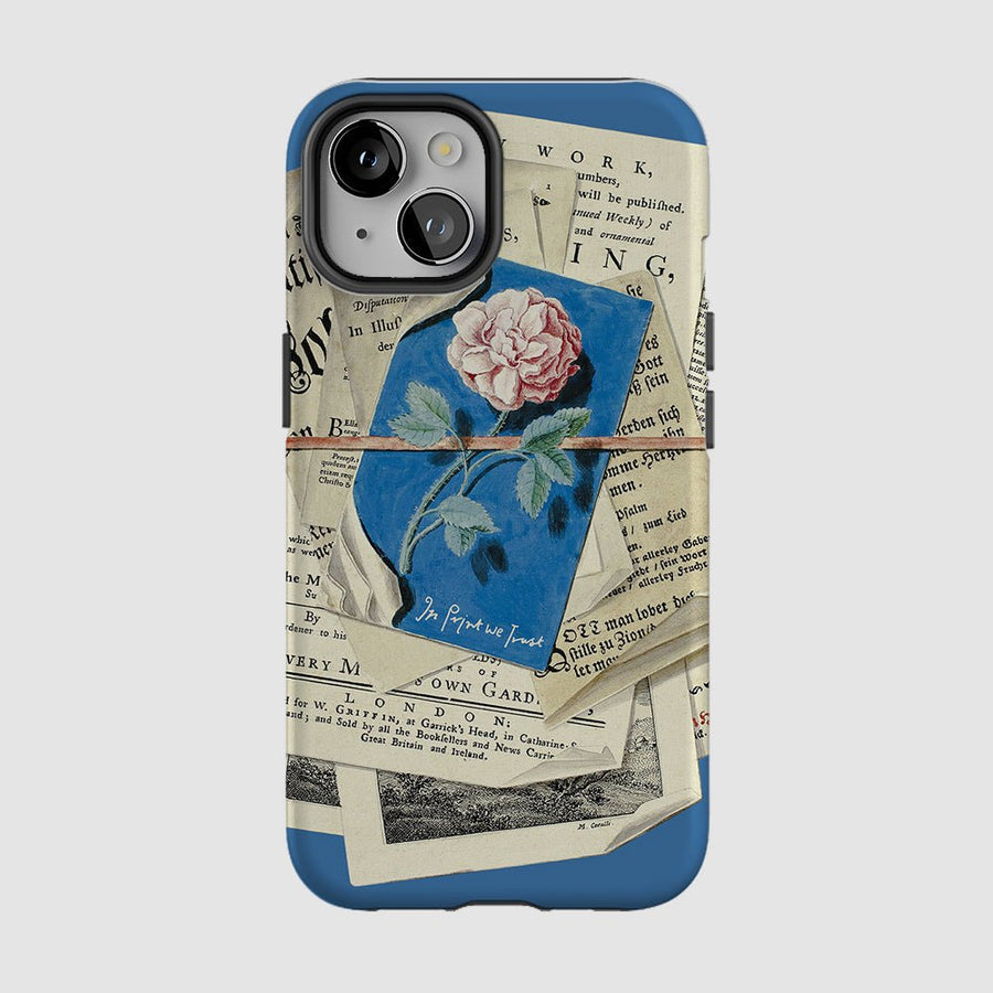 newspaper tough iPhone case - In Print We Trust
