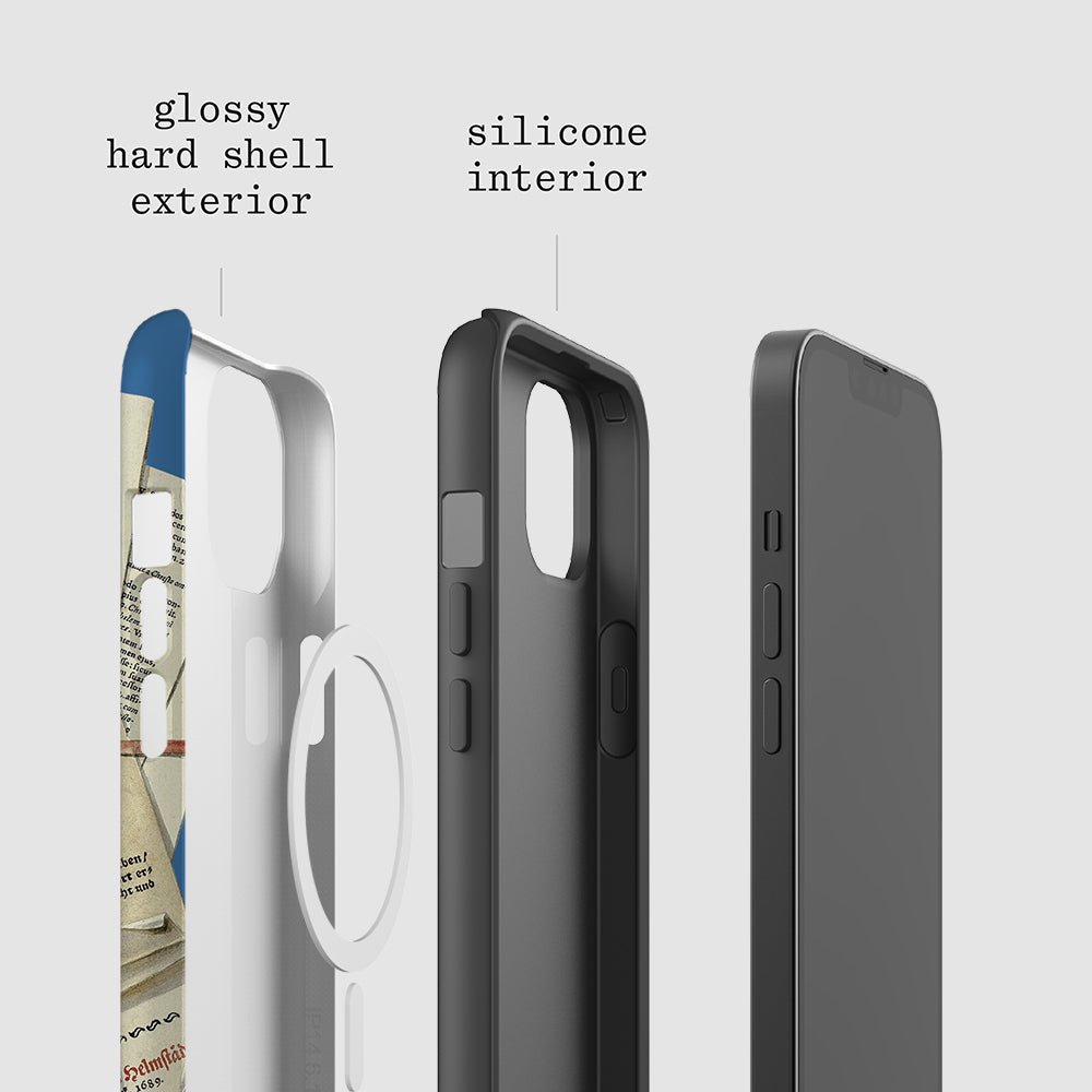 newspaper tough iPhone case - In Print We Trust