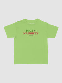 nice + naughty baby tee - In Print We Trust