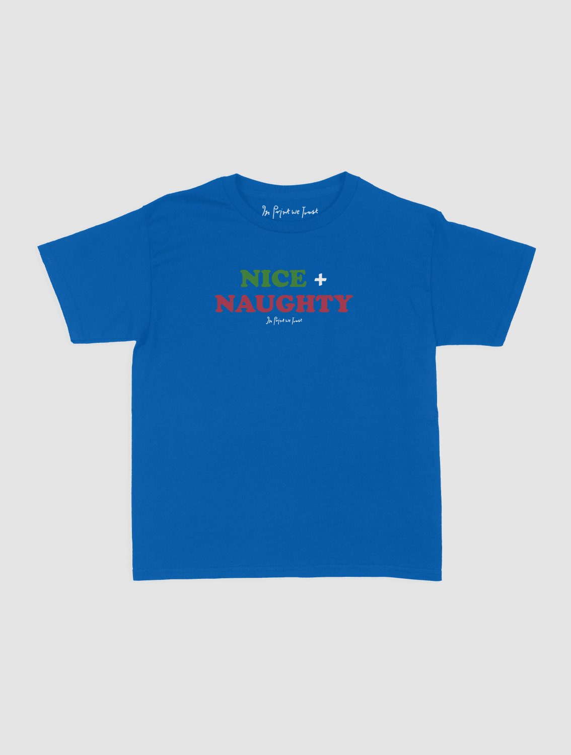 nice + naughty baby tee - In Print We Trust
