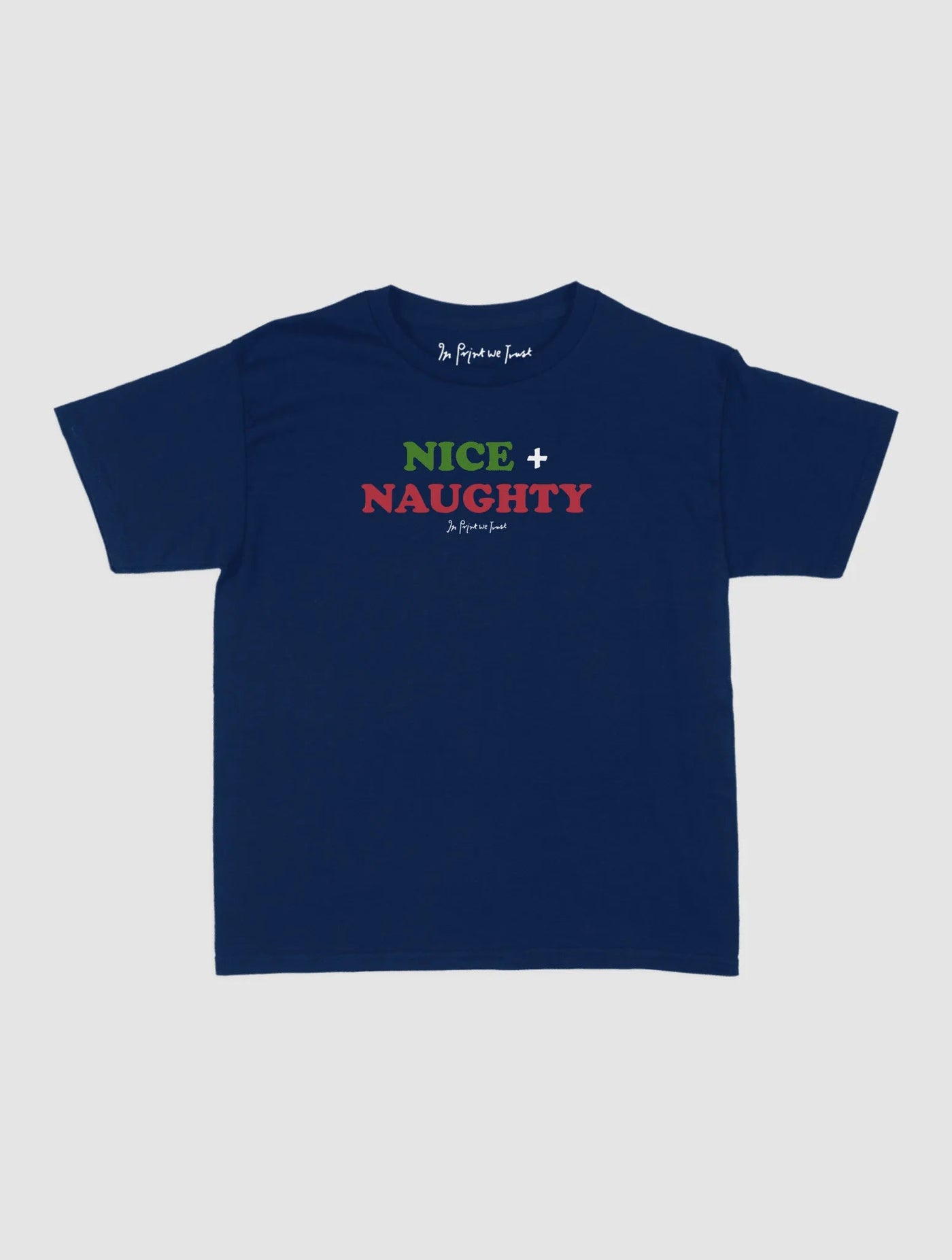 nice + naughty baby tee - In Print We Trust