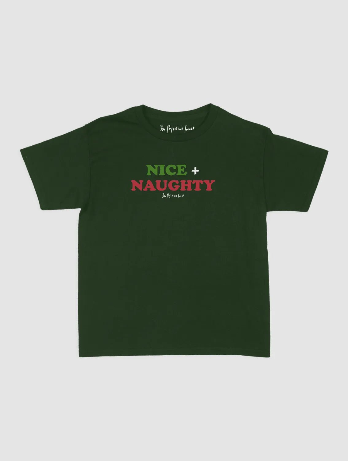 nice + naughty baby tee - In Print We Trust
