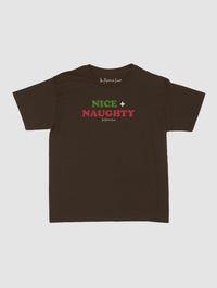 nice + naughty baby tee - In Print We Trust