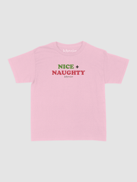 nice + naughty baby tee - In Print We Trust