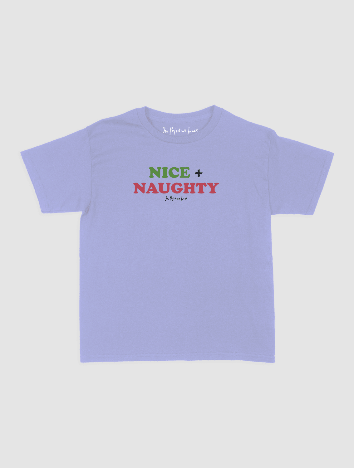nice + naughty baby tee - In Print We Trust