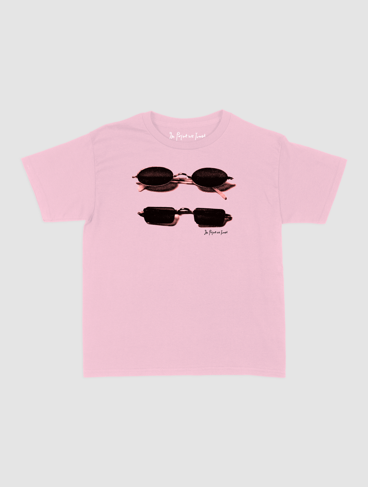 nice shades baby tee - In Print We Trust