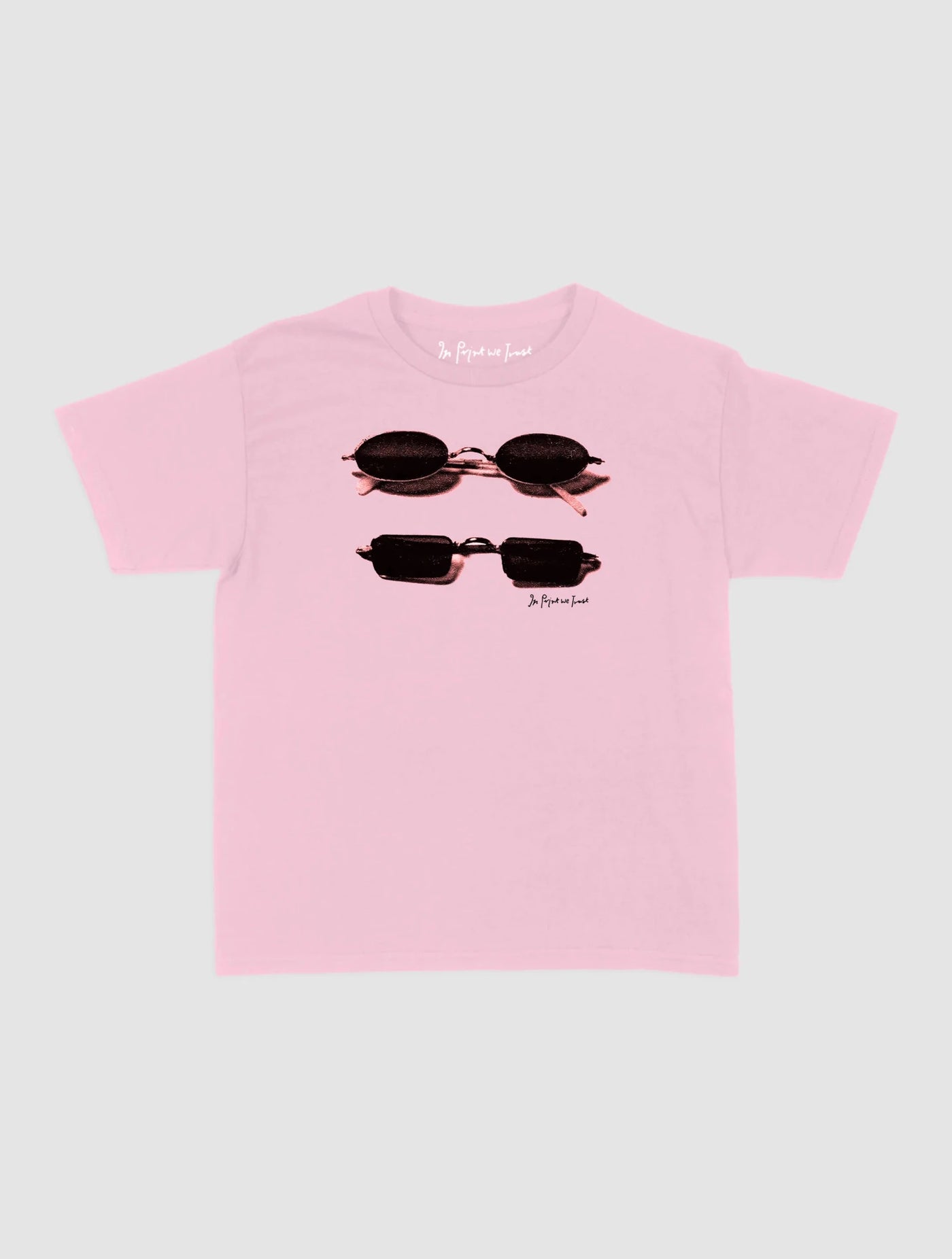 nice shades baby tee - In Print We Trust