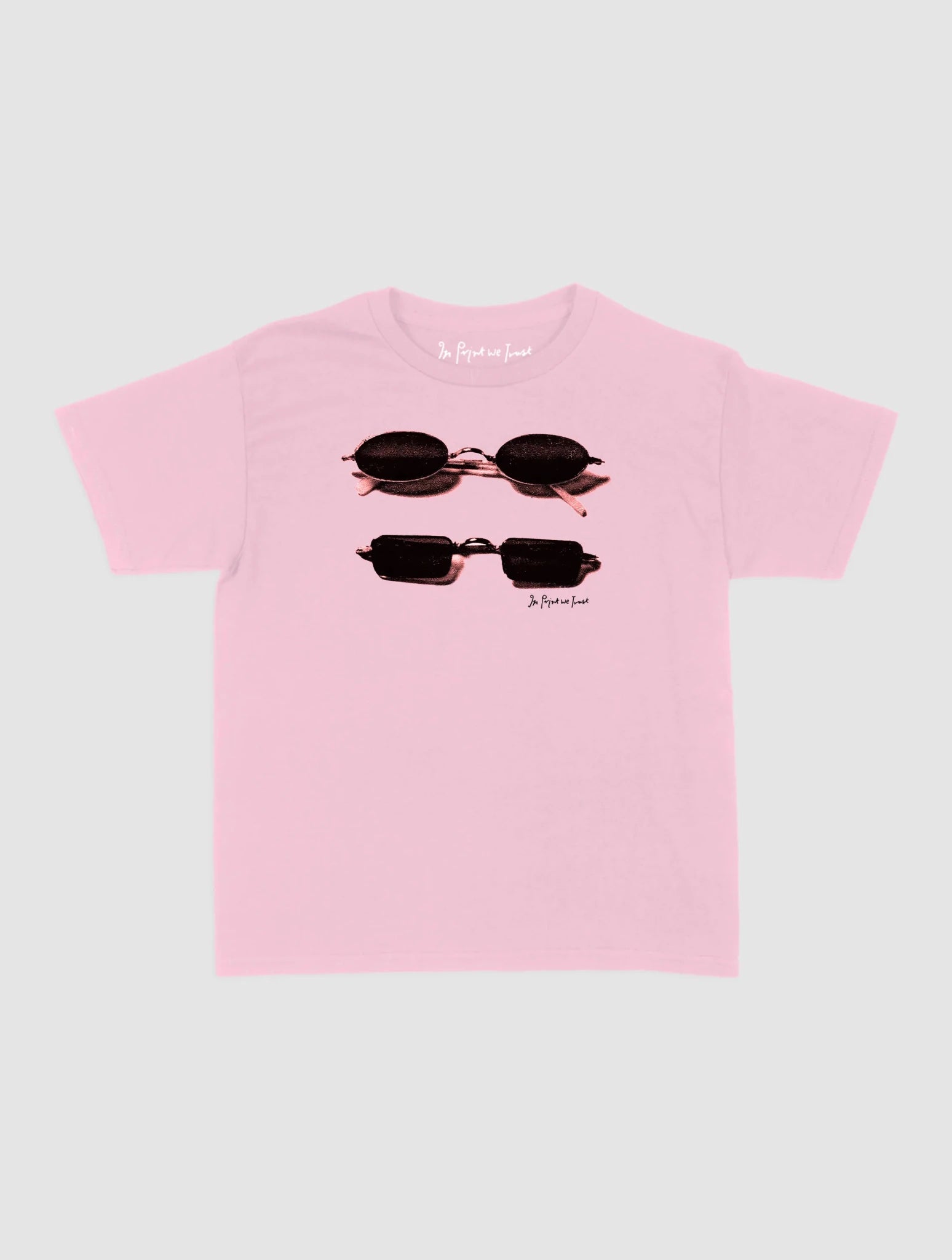 nice shades baby tee - In Print We Trust