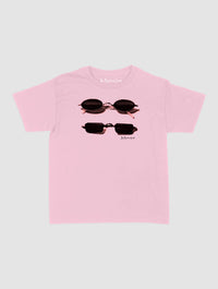 nice shades baby tee - In Print We Trust