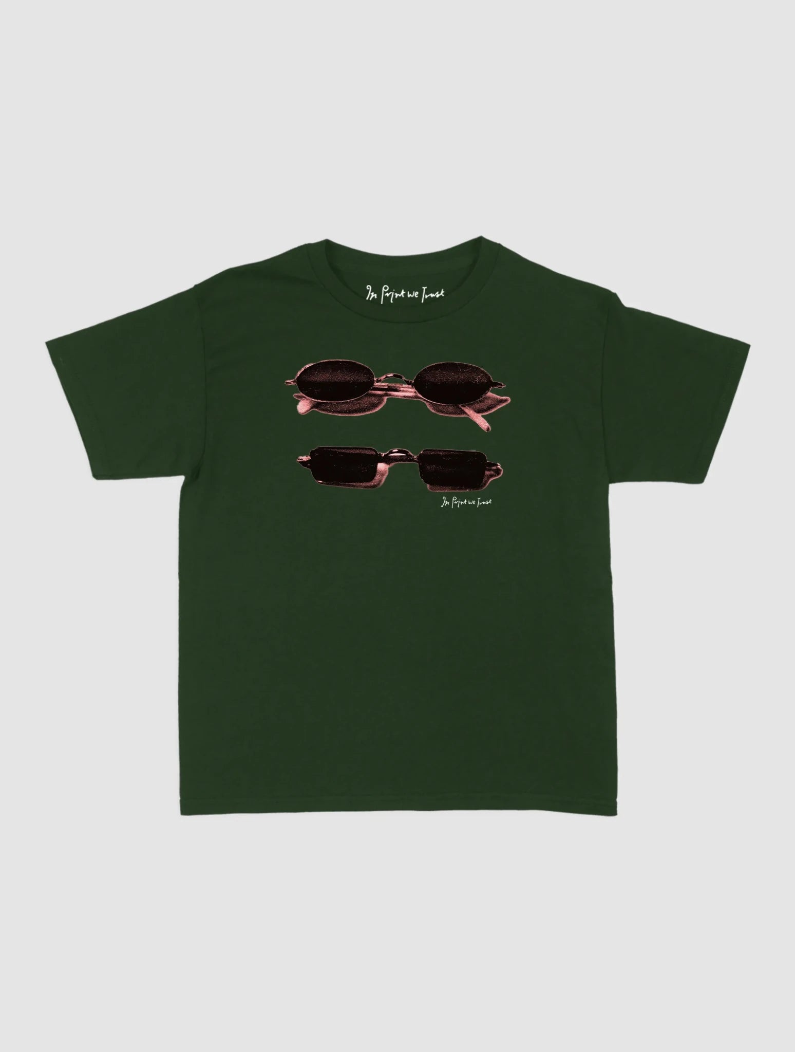 nice shades baby tee - In Print We Trust