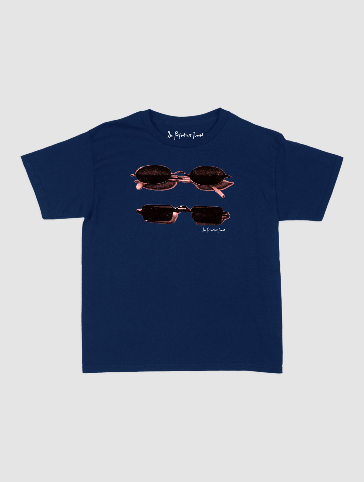 nice shades baby tee - In Print We Trust